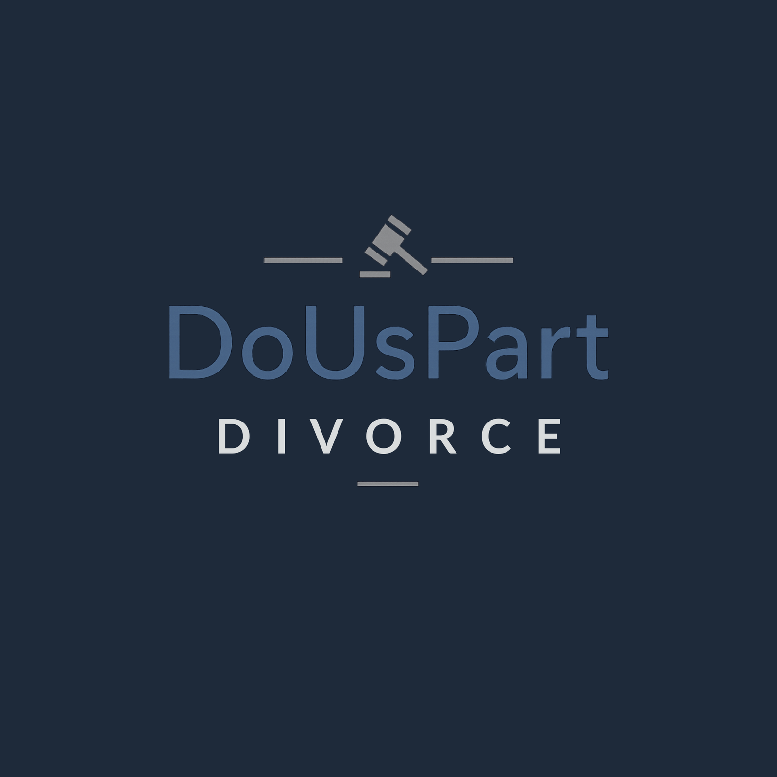 DoUsPart Divorce logo – affordable stipulated divorce