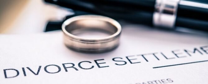 Completing the required forms for a divorce