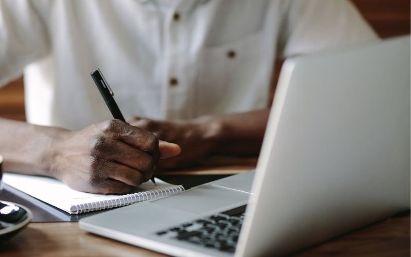 Questions are provided in a guided online form